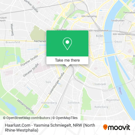 Карта Haarlust.Com - Yasmina Schmiegelt