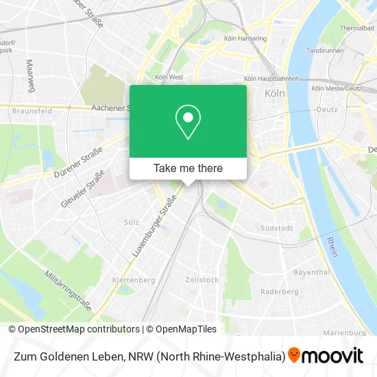 Карта Zum Goldenen Leben