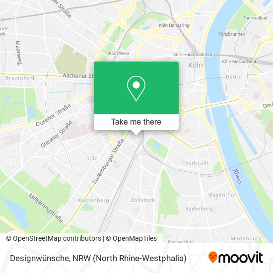 Карта Designwünsche