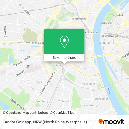 Карта Andre Goldapp