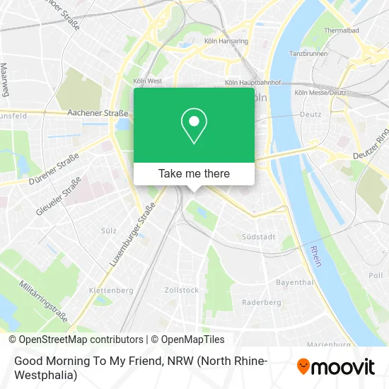 Good Morning To My Friend map