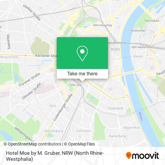 Hotel Moe by M. Gruber map