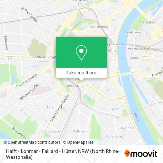 Карта Halft - Lohmar - Faillard - Hürter