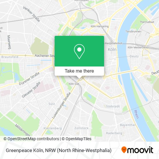Greenpeace Köln map