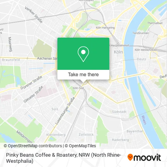 Карта Pinky Beans Coffee & Roastery