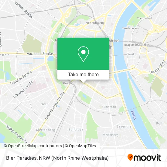 Карта Bier Paradies