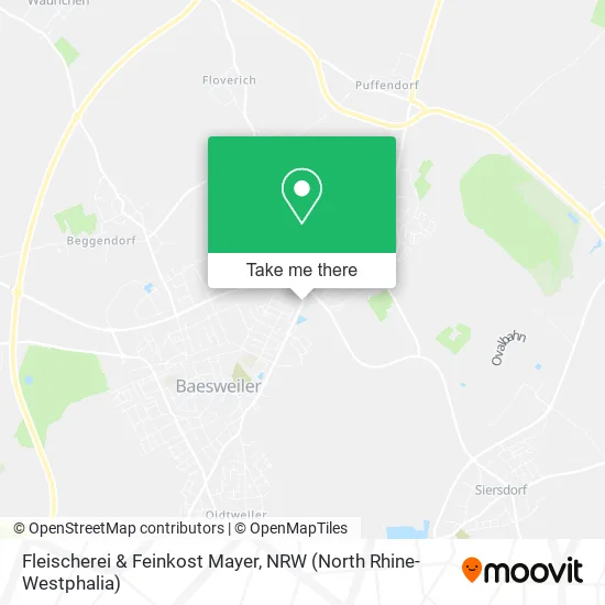 Карта Fleischerei & Feinkost Mayer