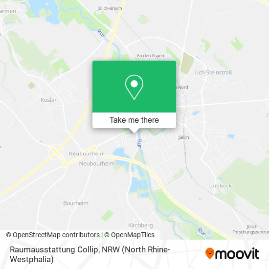 Карта Raumausstattung Collip