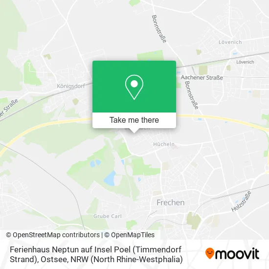 Карта Ferienhaus Neptun auf Insel Poel (Timmendorf Strand), Ostsee