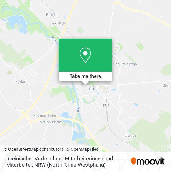 Rheinischer Verband der Mitarbeiterinnen und Mitarbeiter map