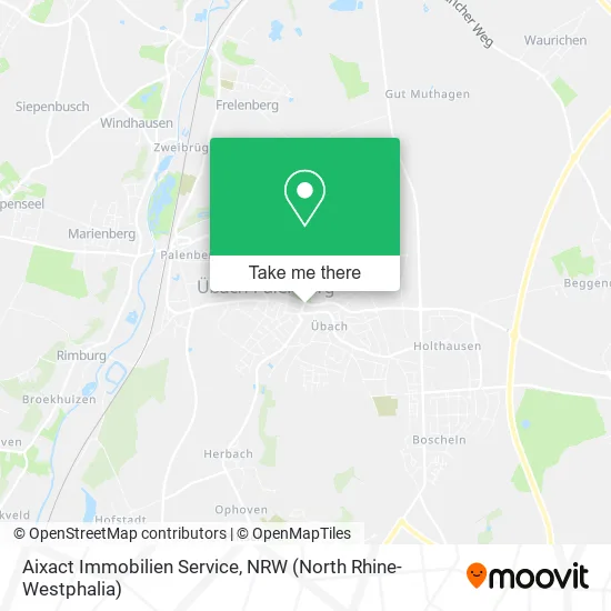 Aixact Immobilien Service map