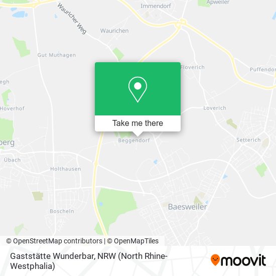 Gaststätte Wunderbar map