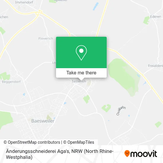 Карта Änderungsschneiderei Aga's