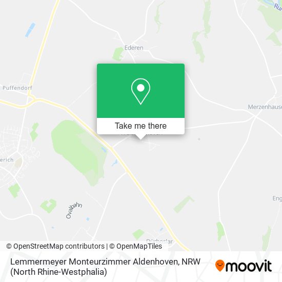 Lemmermeyer Monteurzimmer Aldenhoven map
