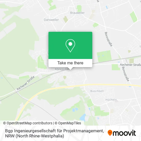 Карта Bgp Ingenieurgesellschaft für Projektmanagement