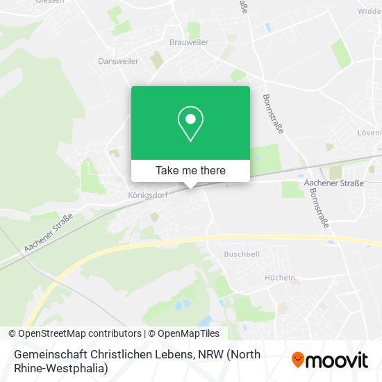 Gemeinschaft Christlichen Lebens map