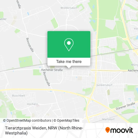 Карта Tierarztpraxis Weiden