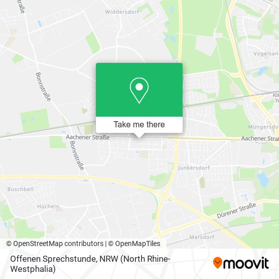 Offenen Sprechstunde map