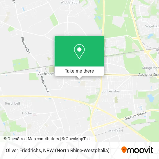 Oliver Friedrichs map