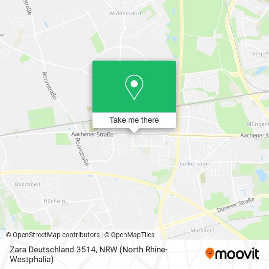 Zara Deutschland 3514 map