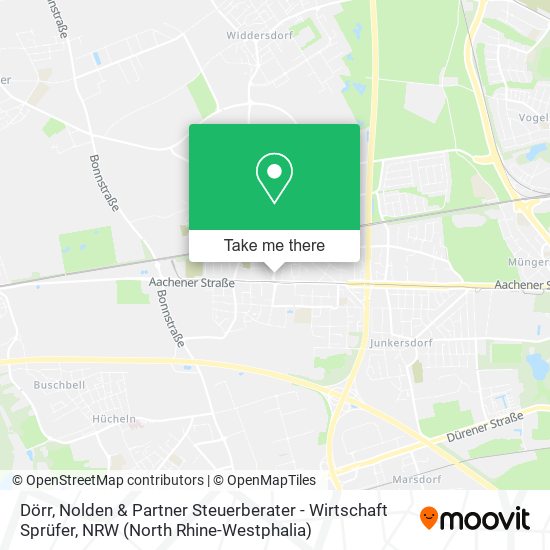Dörr, Nolden & Partner Steuerberater - Wirtschaft Sprüfer map