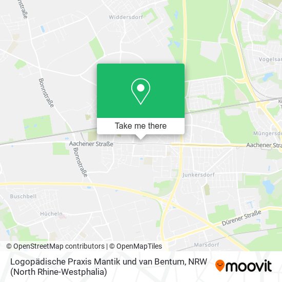 Logopädische Praxis Mantik und van Bentum map