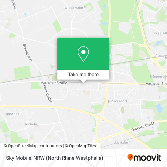 Sky Mobile map