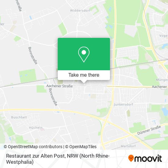 Restaurant zur Alten Post map