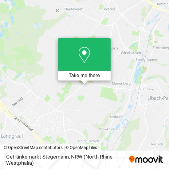 Карта Getränkemarkt Stegemann