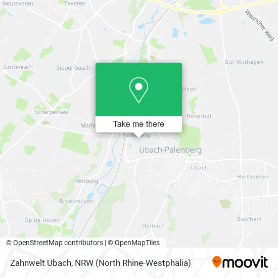 Карта Zahnwelt Ubach