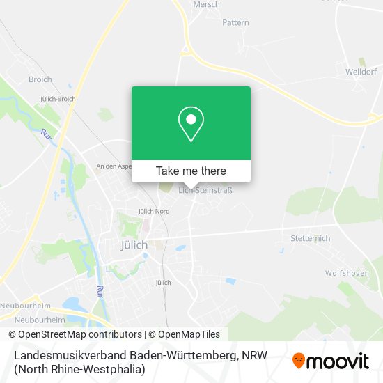 Landesmusikverband Baden-Württemberg map