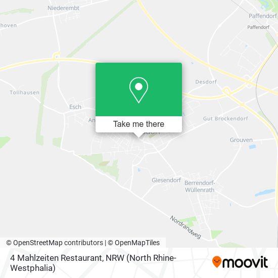 4 Mahlzeiten Restaurant map