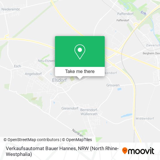 Verkaufsautomat Bauer Hannes map