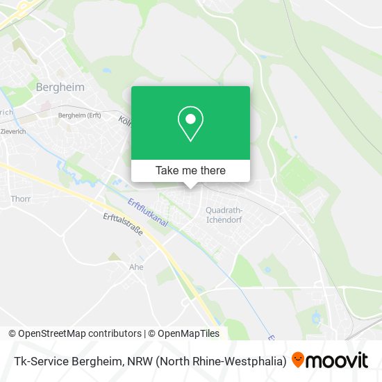 Карта Tk-Service Bergheim
