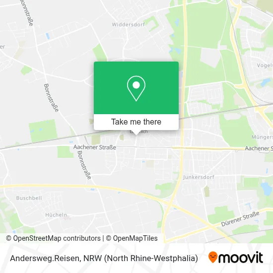 Andersweg.Reisen map