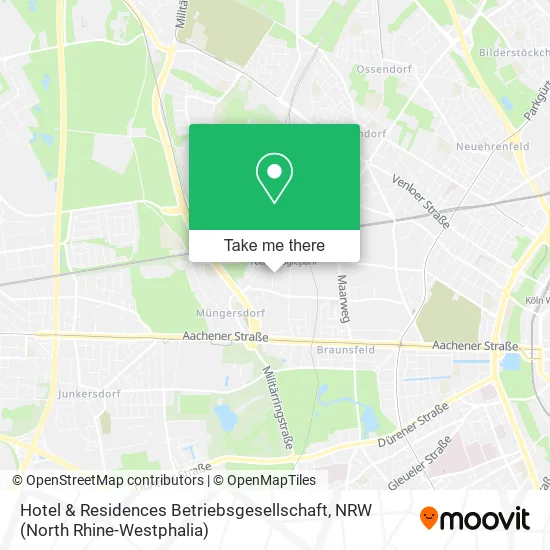 Hotel & Residences Betriebsgesellschaft map