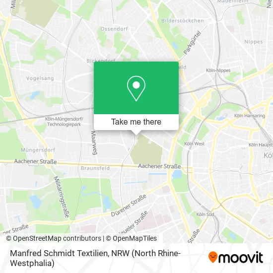 Карта Manfred Schmidt Textilien