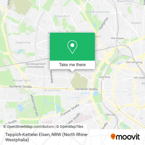 Карта Teppich-Kettelei Elsen