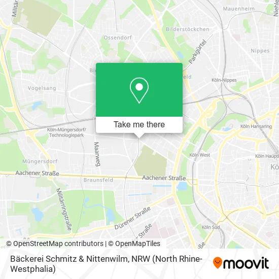 Карта Bäckerei Schmitz & Nittenwilm