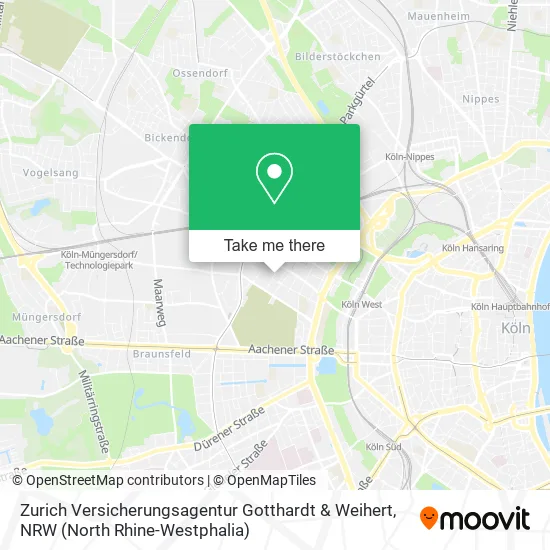 Карта Zurich Versicherungsagentur Gotthardt & Weihert