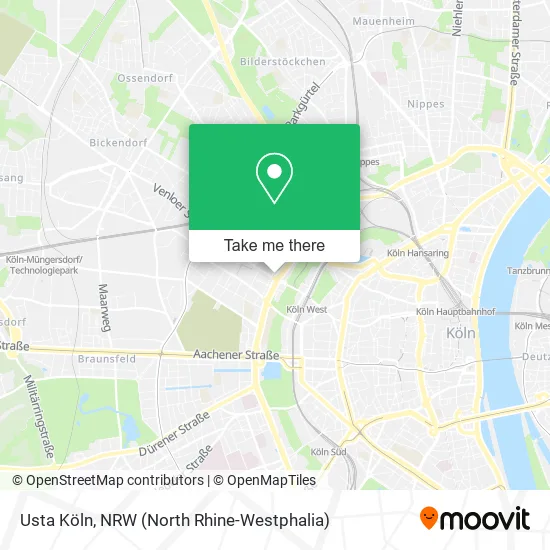 Карта Usta Köln