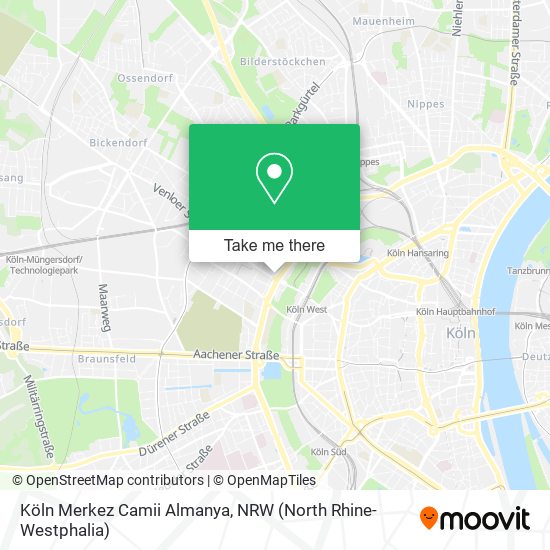 Köln Merkez Camii Almanya map