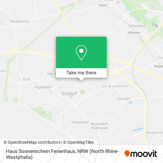 Haus Sonnenschein Ferienhaus map