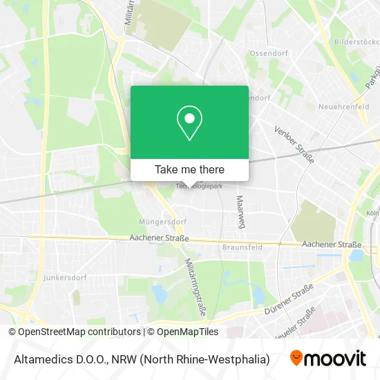 Карта Altamedics D.O.O.