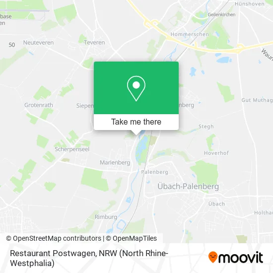 Карта Restaurant Postwagen