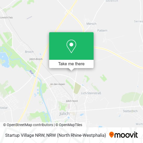 Карта Startup Village NRW