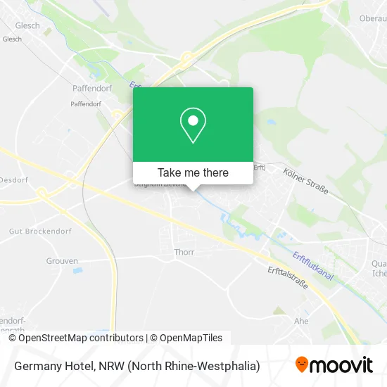 Germany Hotel map