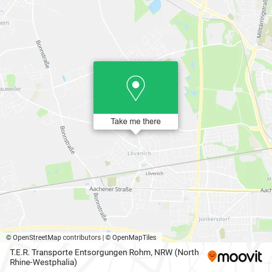 Карта T.E.R. Transporte Entsorgungen Rohm