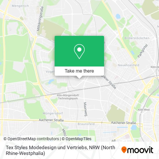 Tex Styles Modedesign und Vertriebs map
