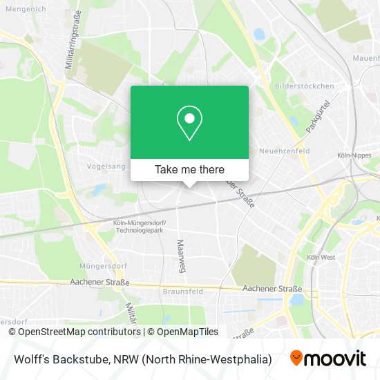 Карта Wolff's Backstube